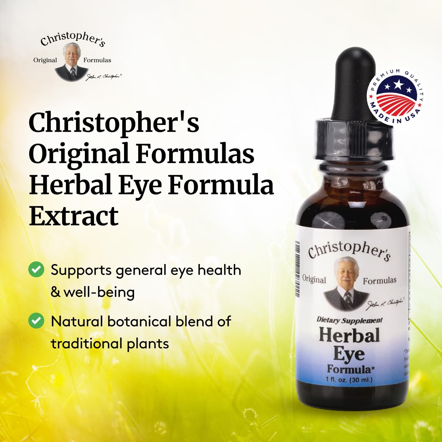 Herbal Eyebright, 1 fl oz – Natural Eye Wellness