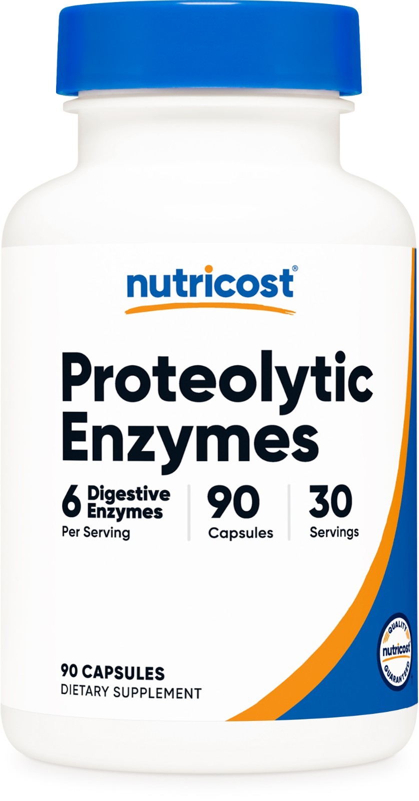 Nutricost Proteolytic Enzymes (6 Digestive Enzymes) 90 Capsules – 30 Servings