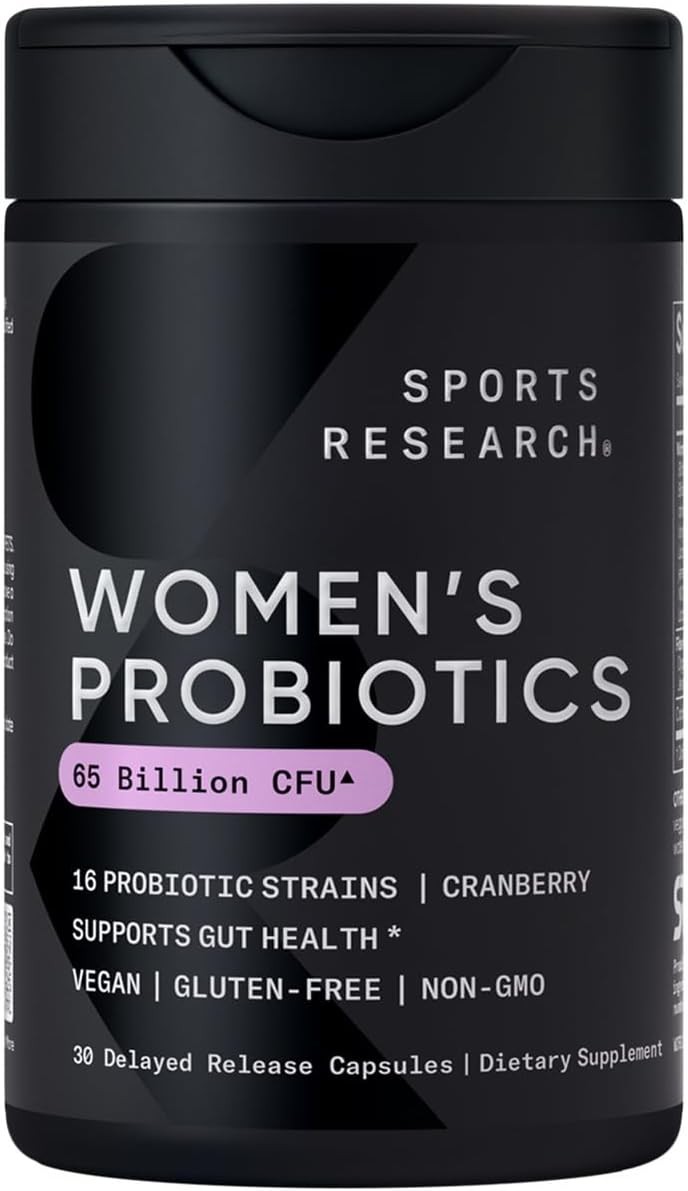 Sports Research Women Probiotics Prebiotics 65 Billion