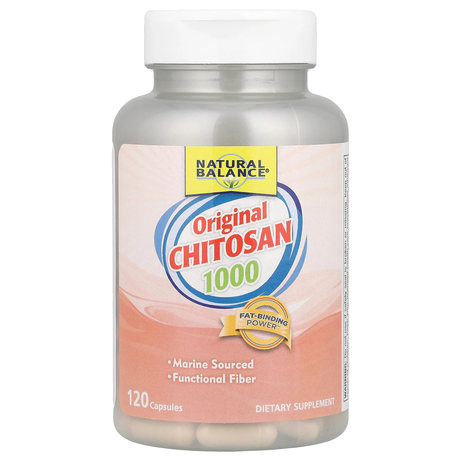 Original Chitosan, 1,000 mg, 120 Capsules (250 mg per Capsule)