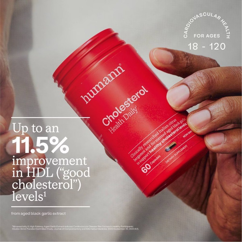 SuperBeets Humann Cholesterol Daily Multivitamin Capsules – 60ct