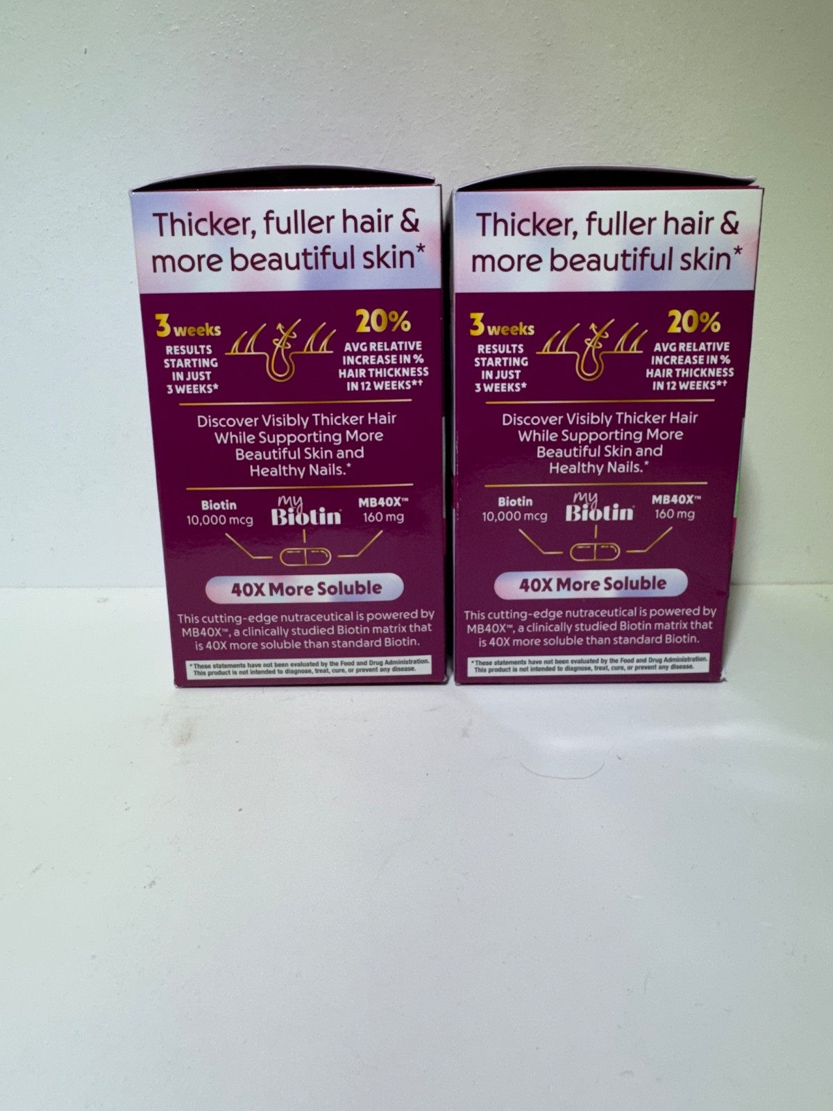 2X Purity Products My Biotin ProClinical MyBiotin Thicker Hair 30 Capsule 8/2028
