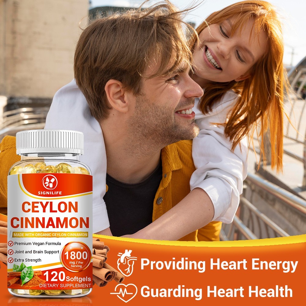 Pure Cinnamon Capsules, True Sri Lanka Certified Organic Ceylon Cinnamon Pills