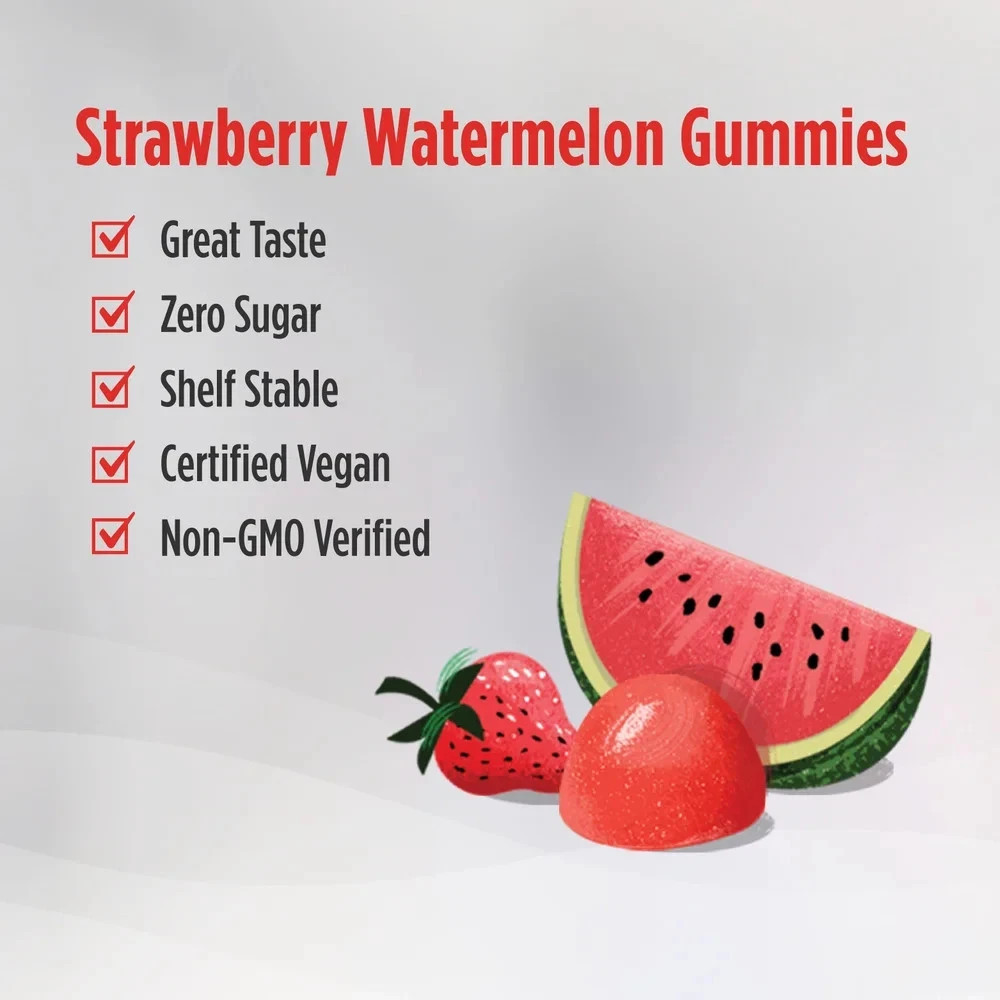 Zero Sugar Kids Probiotic Gummies, 1.5 billion CFU, Strawberry