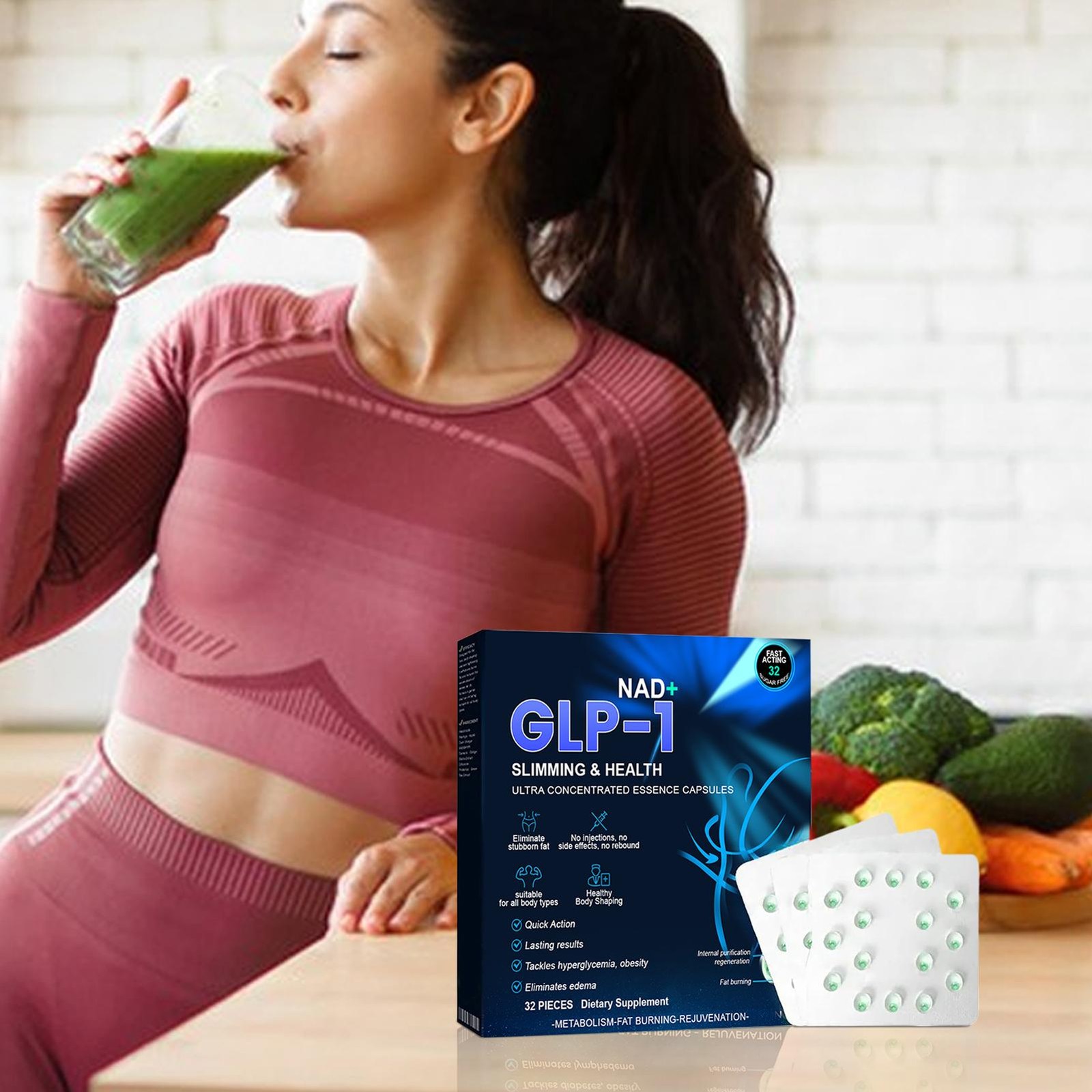 Gut Support Health PEAKA GL P – 1 Ultra Concentrated Liquid Pearls Fat Loss