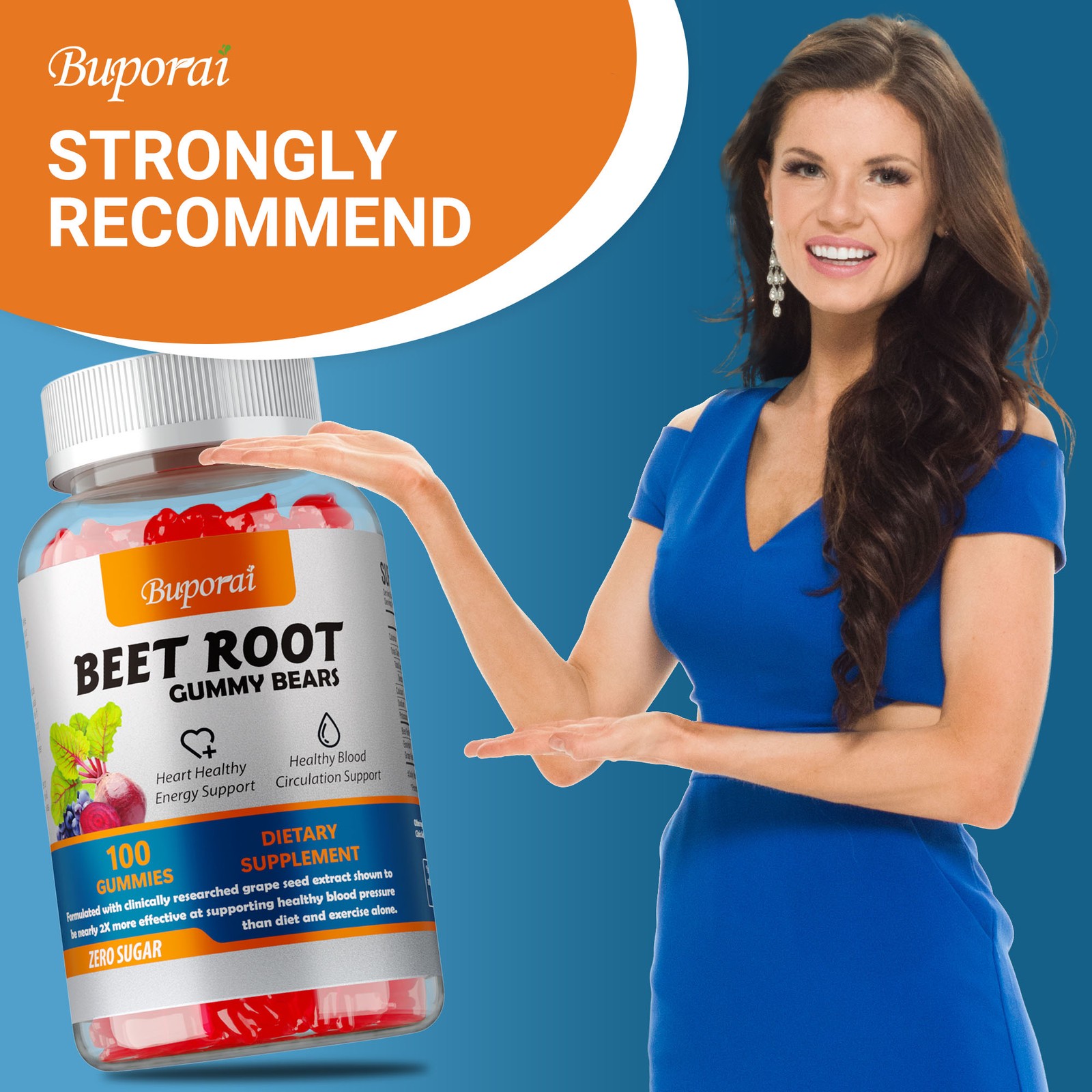 Beet Root Gummies – Blood Pressure Regulation, Blood Circulation, Heart Health