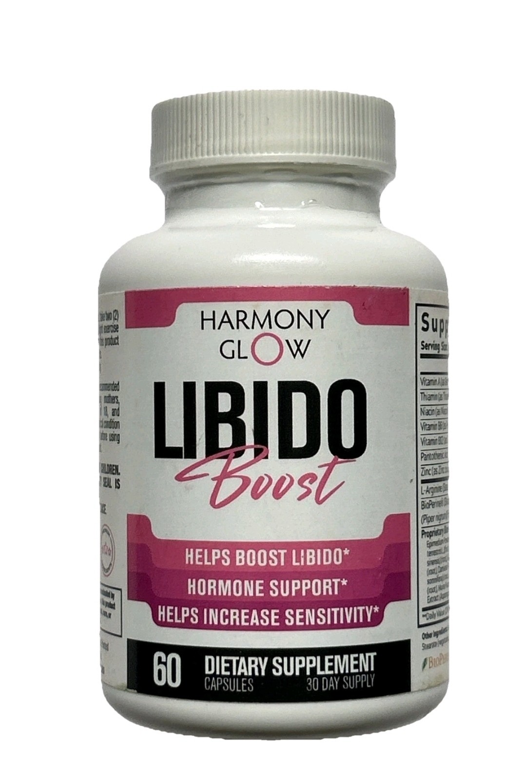 Harmony Glow LIBIDO BOOST Passion & Aphrodisiac Support for Adult Women 60 Caps