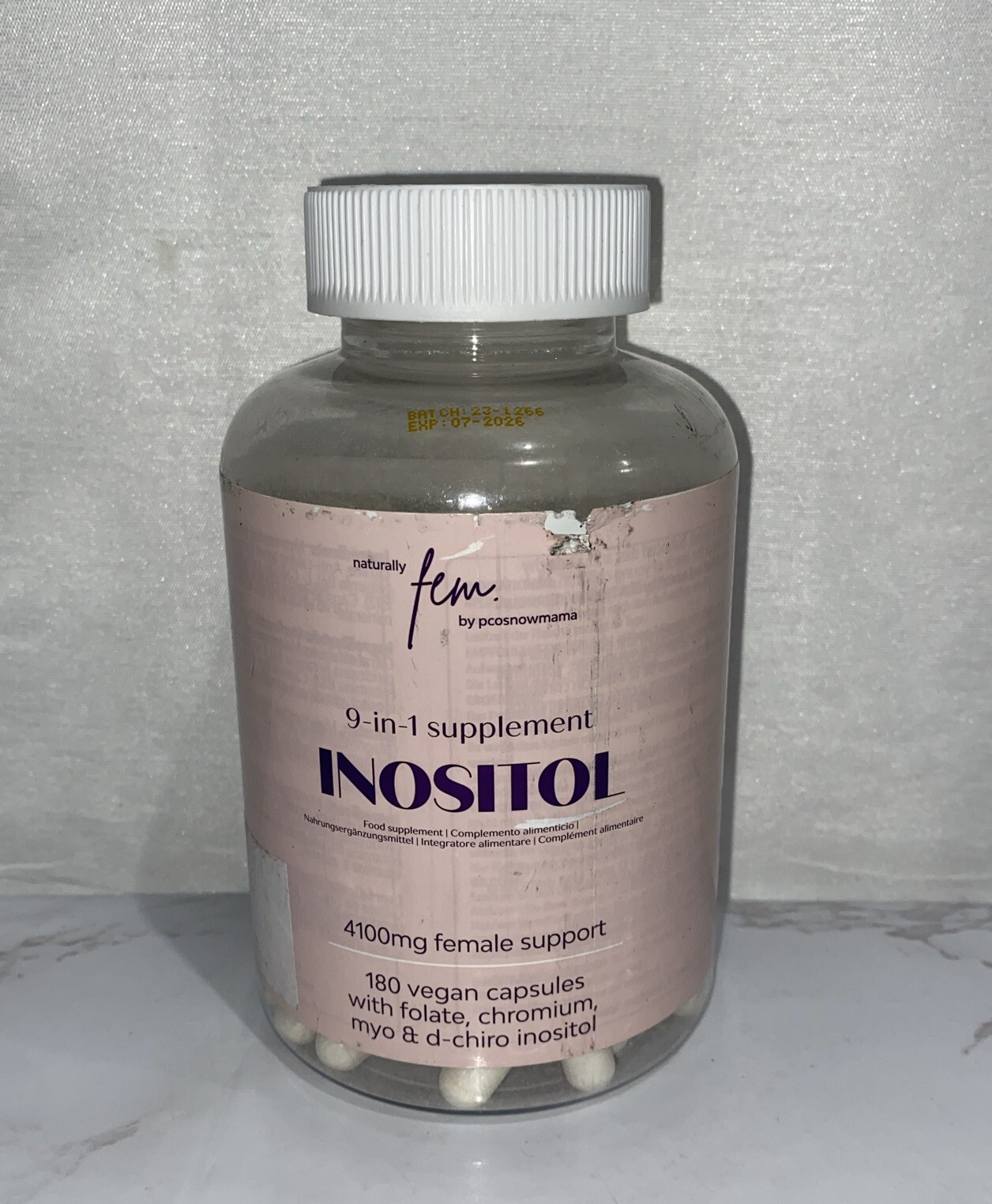 Inositol-Myo & D-Chiro 4100mg / 180 Capsules