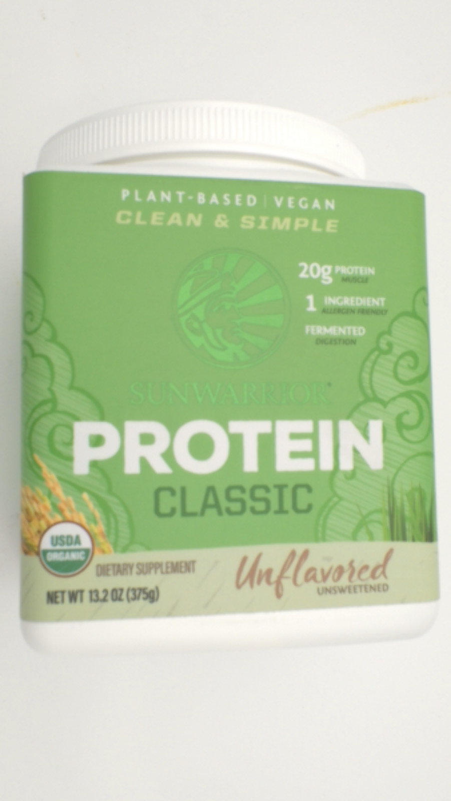 4/27 Sunwarrior Brown Rice Protein Powder with Bcaa & Amino Acids Raw Rice Prote