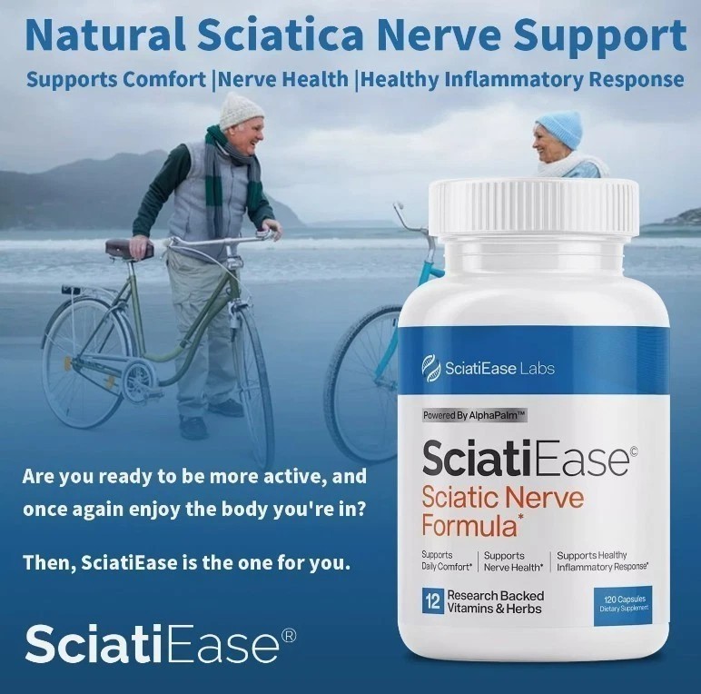 HOT 3 Pack SciatiEase Labs Sciati Ease Sciatic Nerve Formula 120 Cap NEW