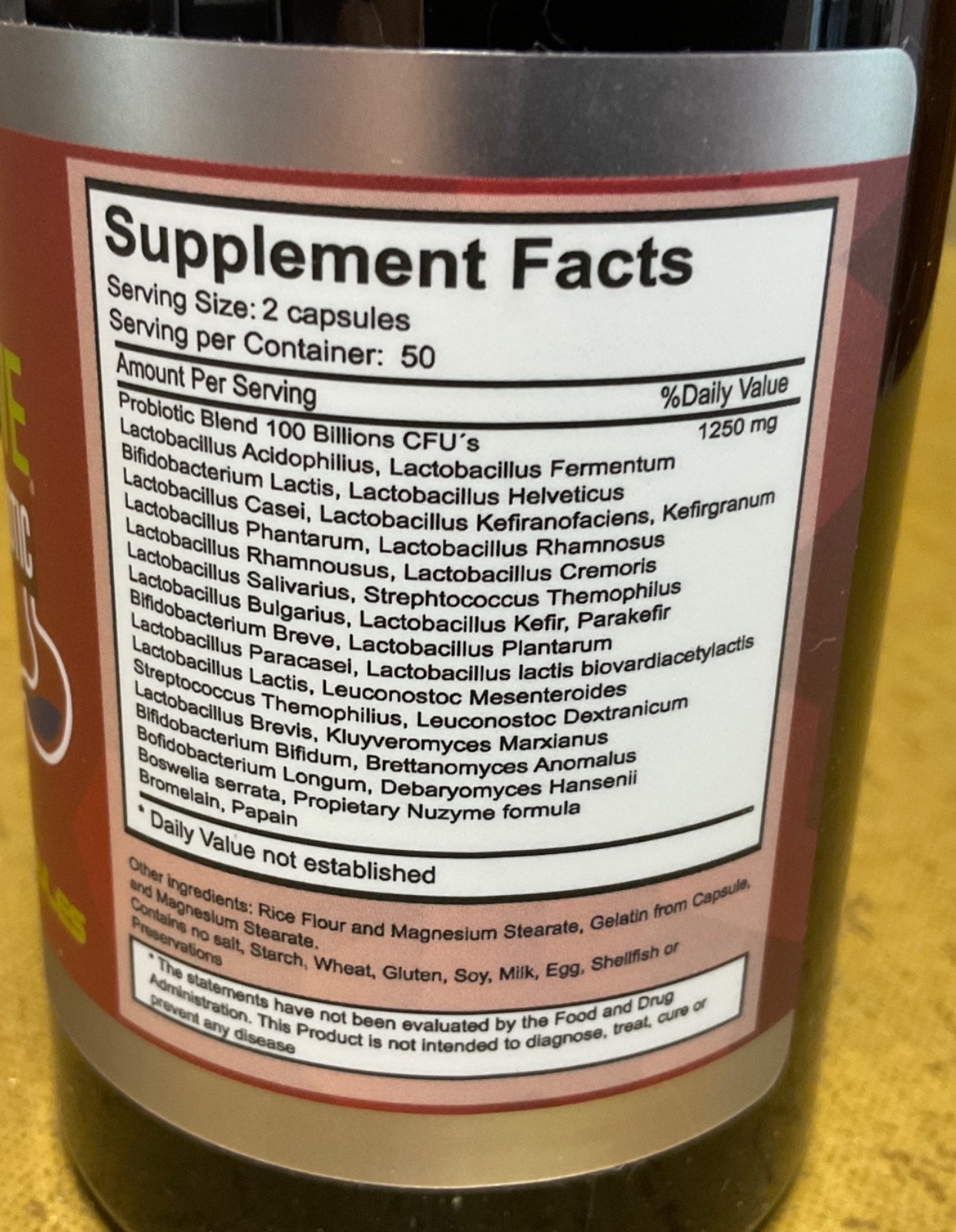 2 Bottles of Pro/Prebiotics & Enzymes…1 Detox Binder…1 Graviola..4 Bottles Total