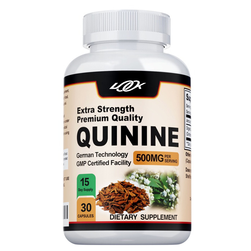 Quinine Capsules 500mg – Support Leg Cramps, Stomach Health & Immune System