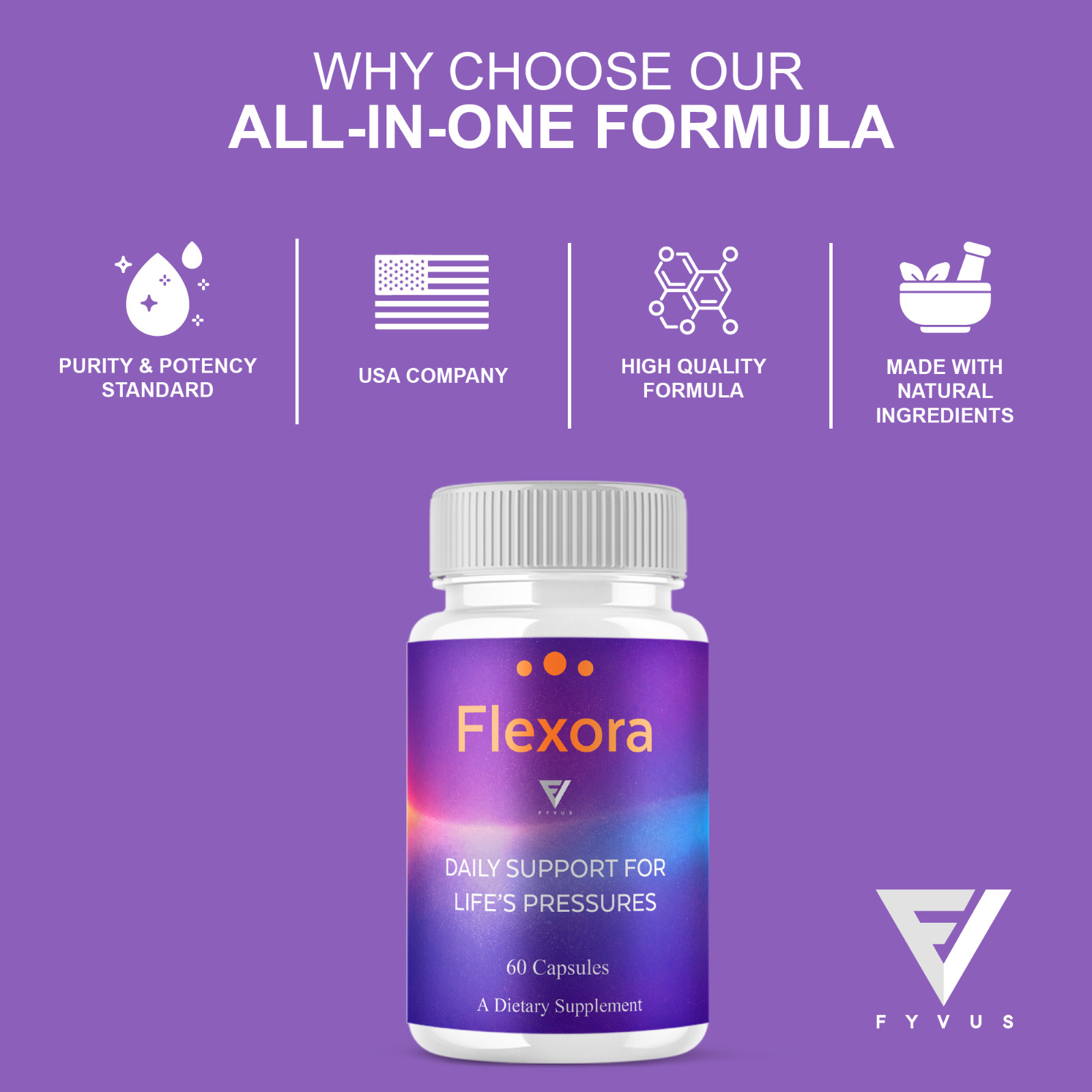 (2 Pack) Flexora Joint Health Support, Flex Ora Supplement (120 Capsules)