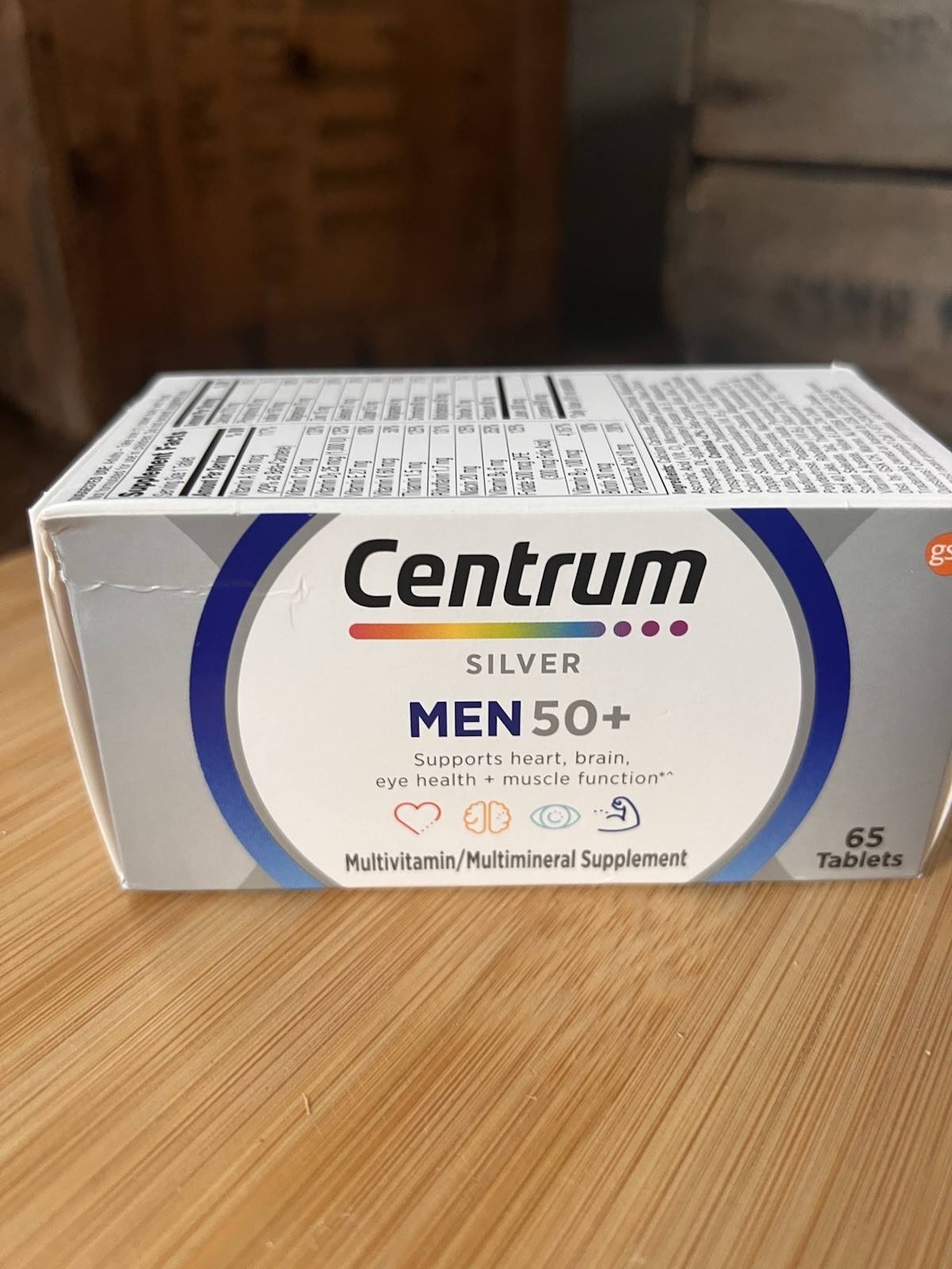 Centrum Silver Men 50+ Multivitamin/Multimineral, 65 Tablets DKL Quality