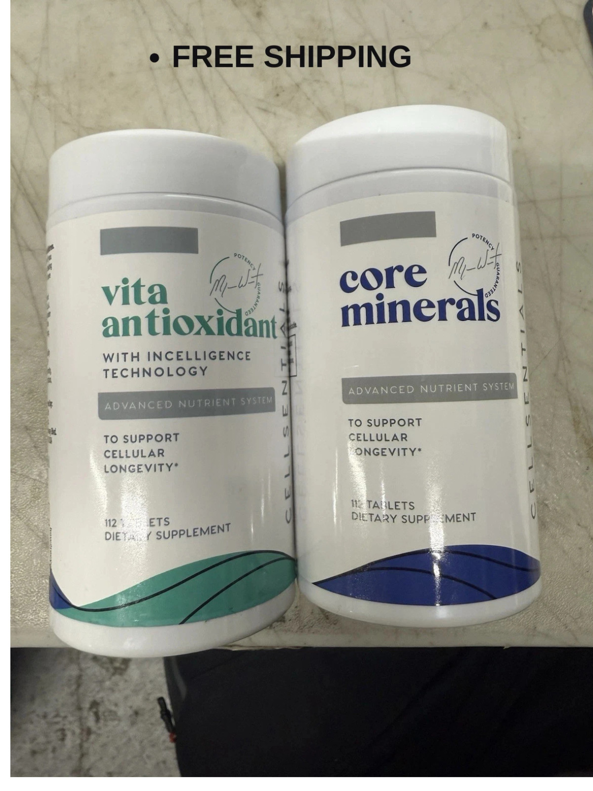 Usana Cellsentials Vita Antioxidat + Core Minerals Latest Formula Exp 12/28