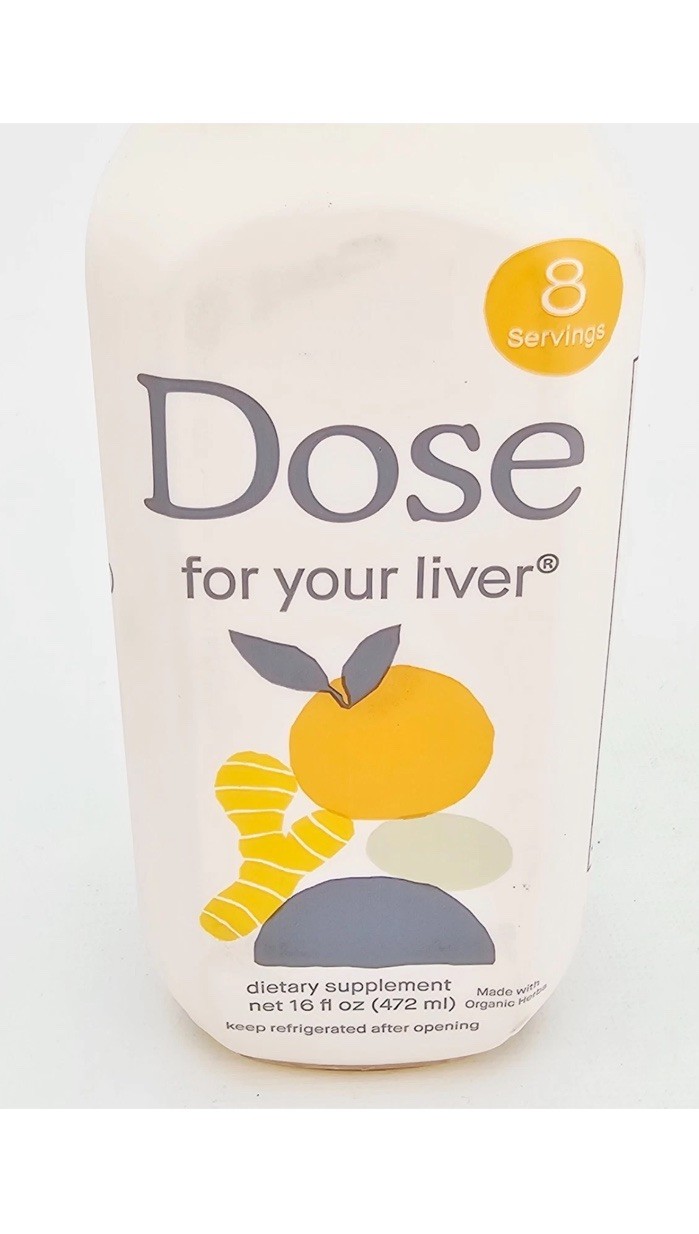 Dose For Your Liver 16 oz Dietary Supplement Exp 01/2028