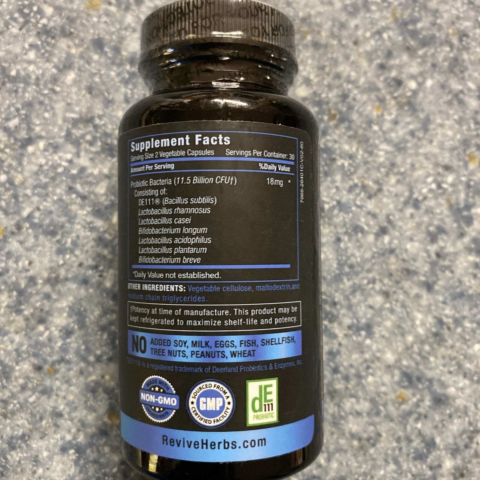 Advanced Probiotic with DE111 Strain (Bacillus subtilis). Spore Forming Probi…
