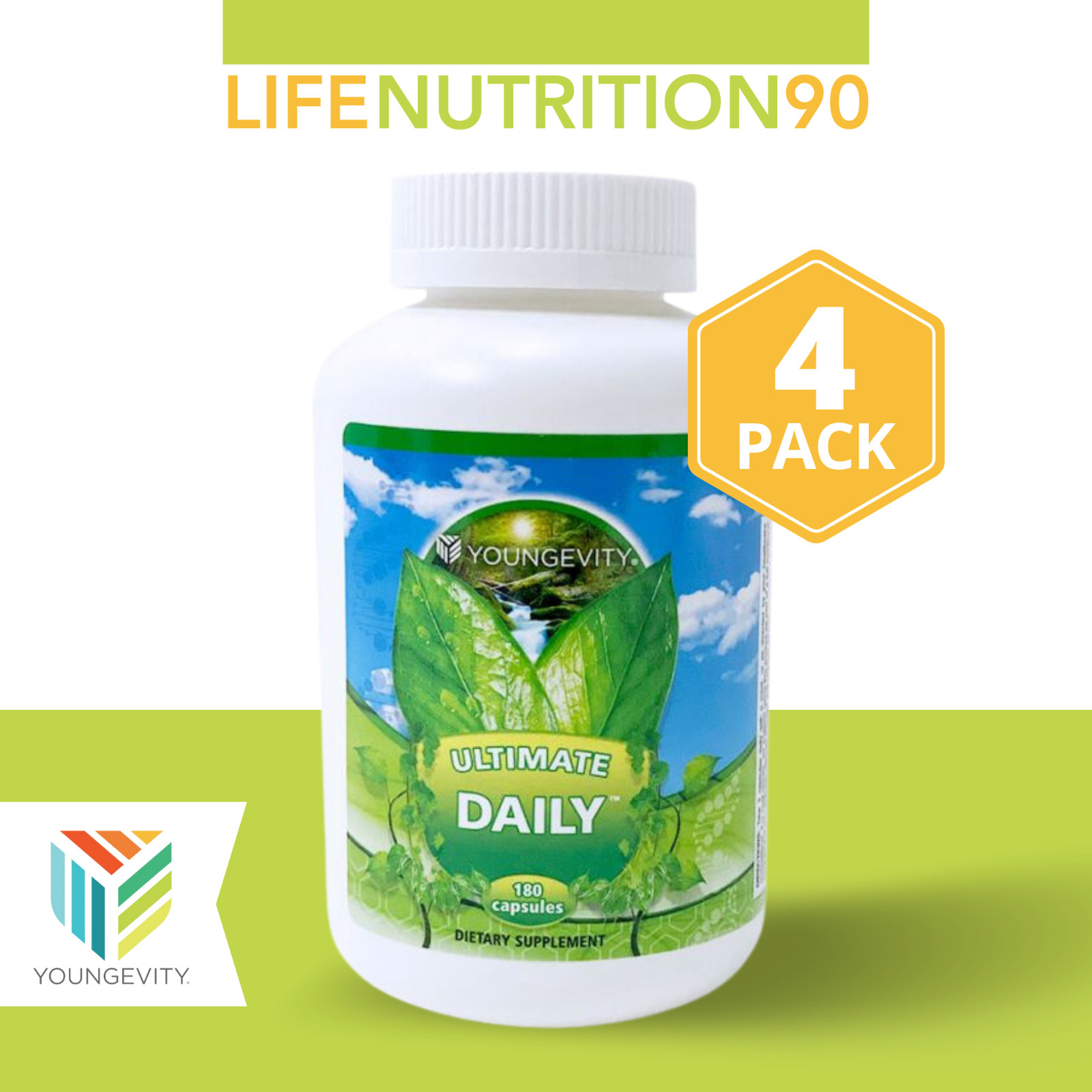 Youngevity Ultimate Daily – 4 PACK / 180 capsules each