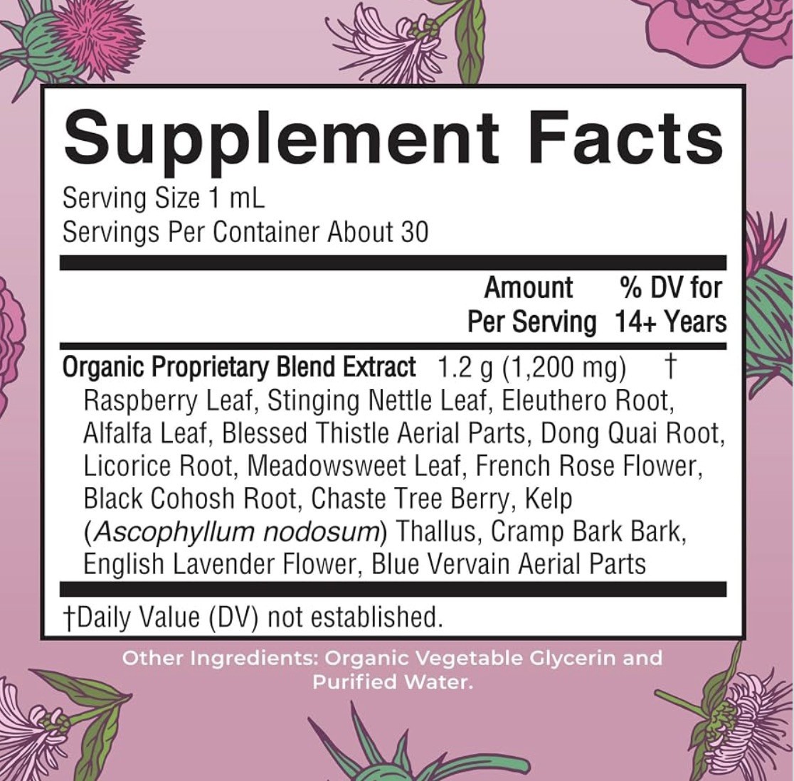 MaryRuth Valerian Root Liquid Drops Organic 60 Servings