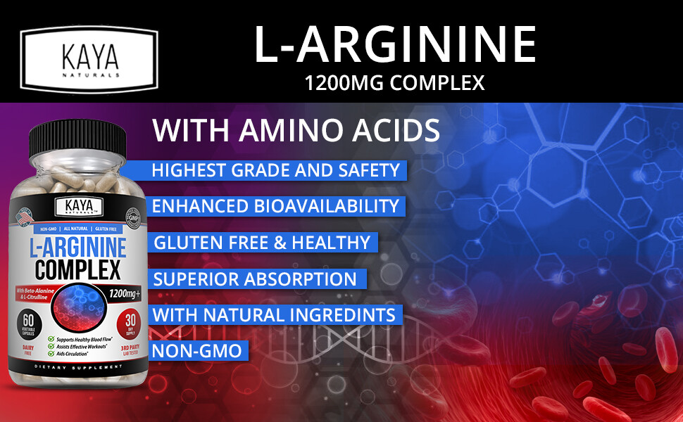 3x L-Arginine 60ct, NO3, Nitric Oxide, Testosterone Booster, Libido, ED Support
