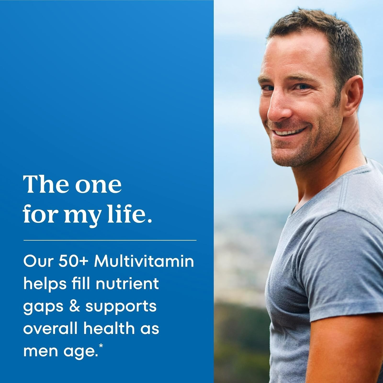 One A Day Men’s 50+ Multivitamin Tablets, 200 Count, Heart Health Support