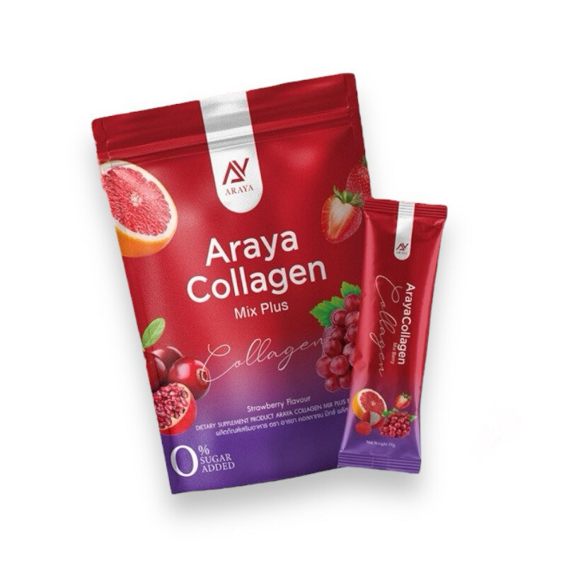 6X ARAYA Collagen Mix Plus Reduce Dark Spot Brightening Skin Supplement Drink
