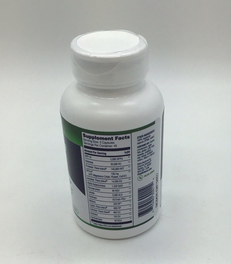 ENZYME SCIENCE INTOLERANCE COMPLEX 90 CAPSULES EXP 04/27 NEW AND SEALED