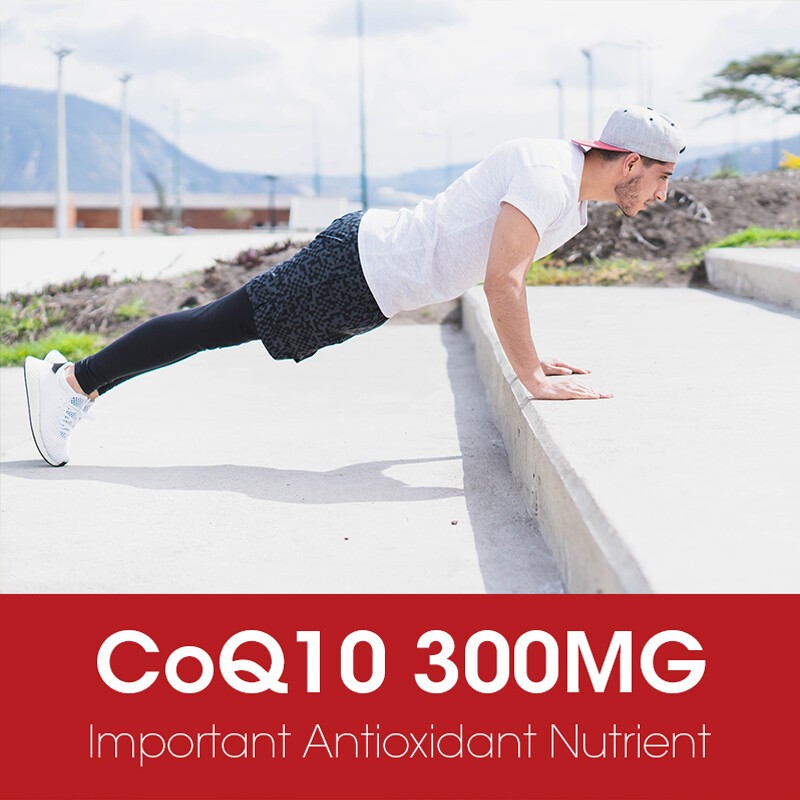Nature’s Live CoQ10 Softgels- Supports Heart Health Non-GMO, 300mg, 120 Capsules