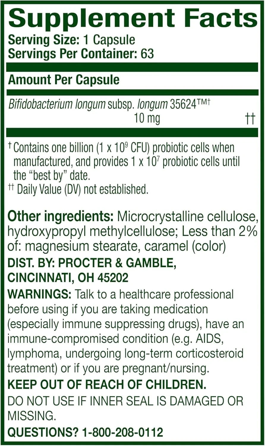 Align Probiotic 24/7 Digestive Support Pro Formula 63 Ct Supplement Exp. 06/2028