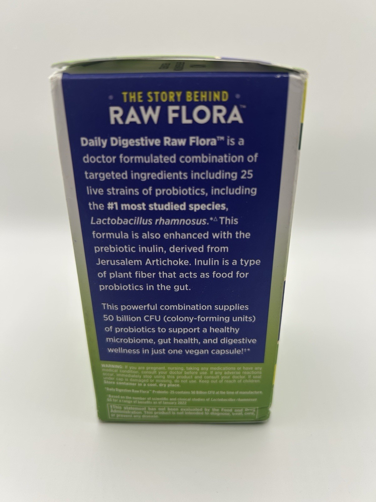 Nature’s Truth Daily Digestive Raw Flora Probiotic-25 50B 33 Capsules 8/2026