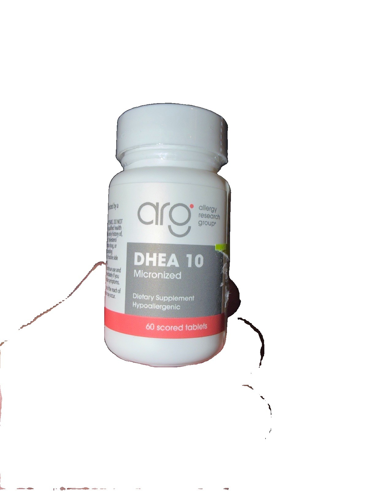 DHEA 10mg Micronized 60 Tablets Allergy Research Group EXP 12/26