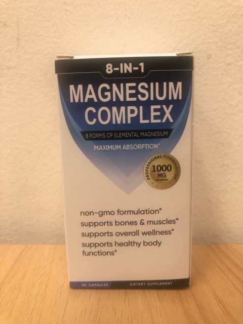 Magnesium 8 in 1 Complex 1000mg 90 Capsules Exp 12/2027