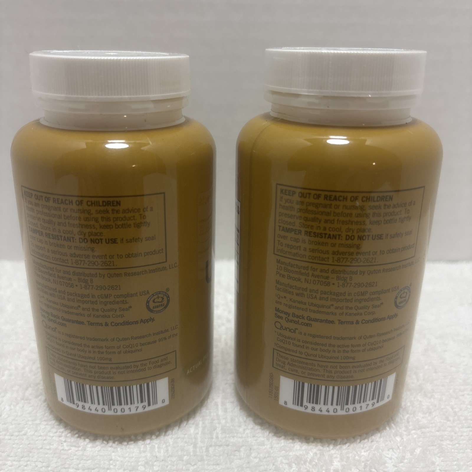 (2) Qunol Ubiquinol CoQ10 200mg Softgels 60 ct Exp 08/2026