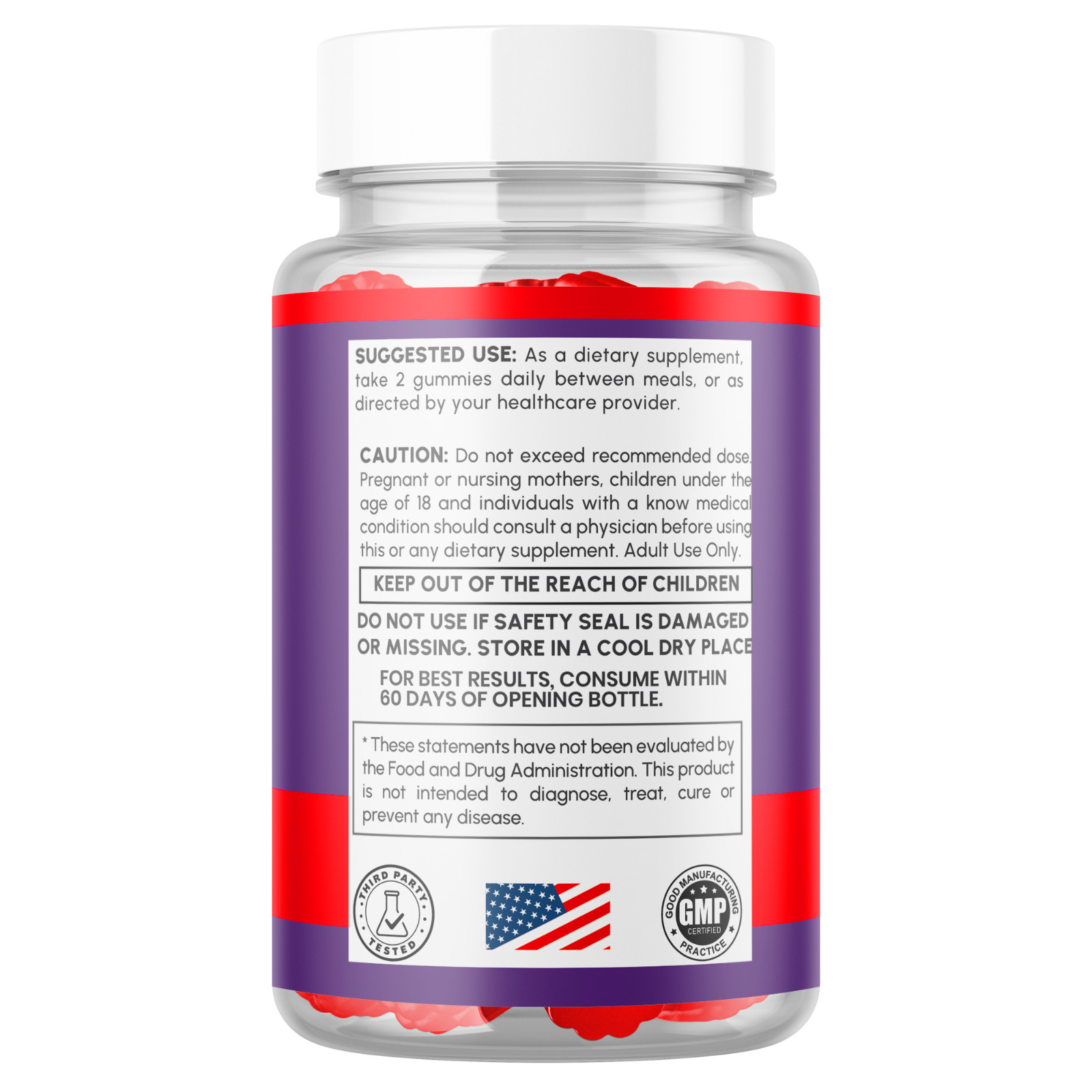 (5 Pack) Mounja Gummy ACV Keto Gummys Vitamin Max Supplement 300 Gummies