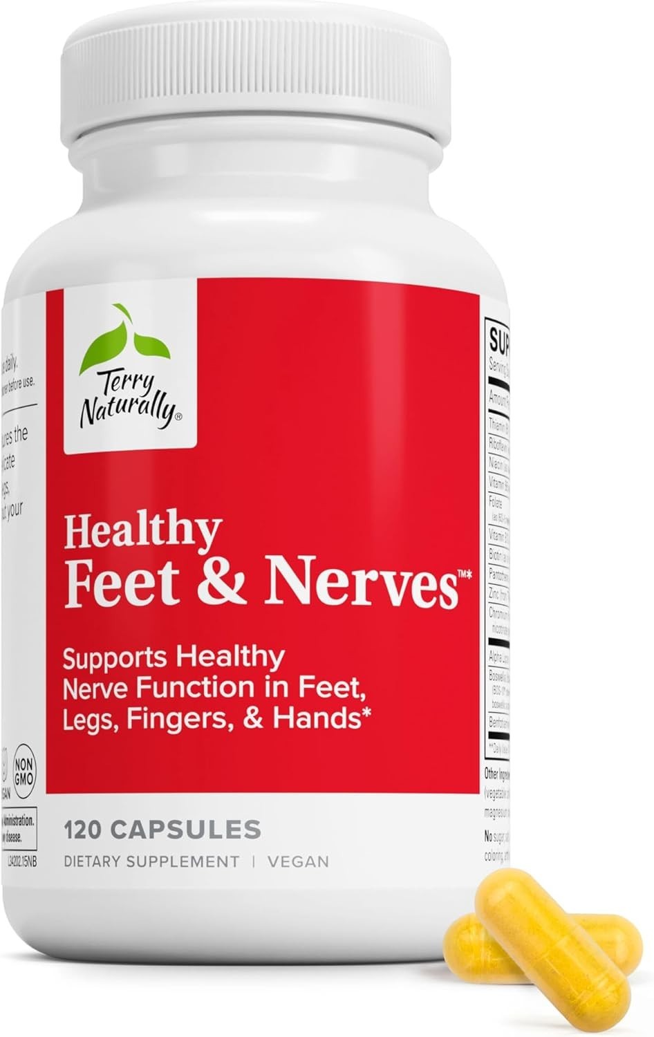 Allergen-Friendly Nerve Support – 120 Count Boswellia Capsules for Brain Health