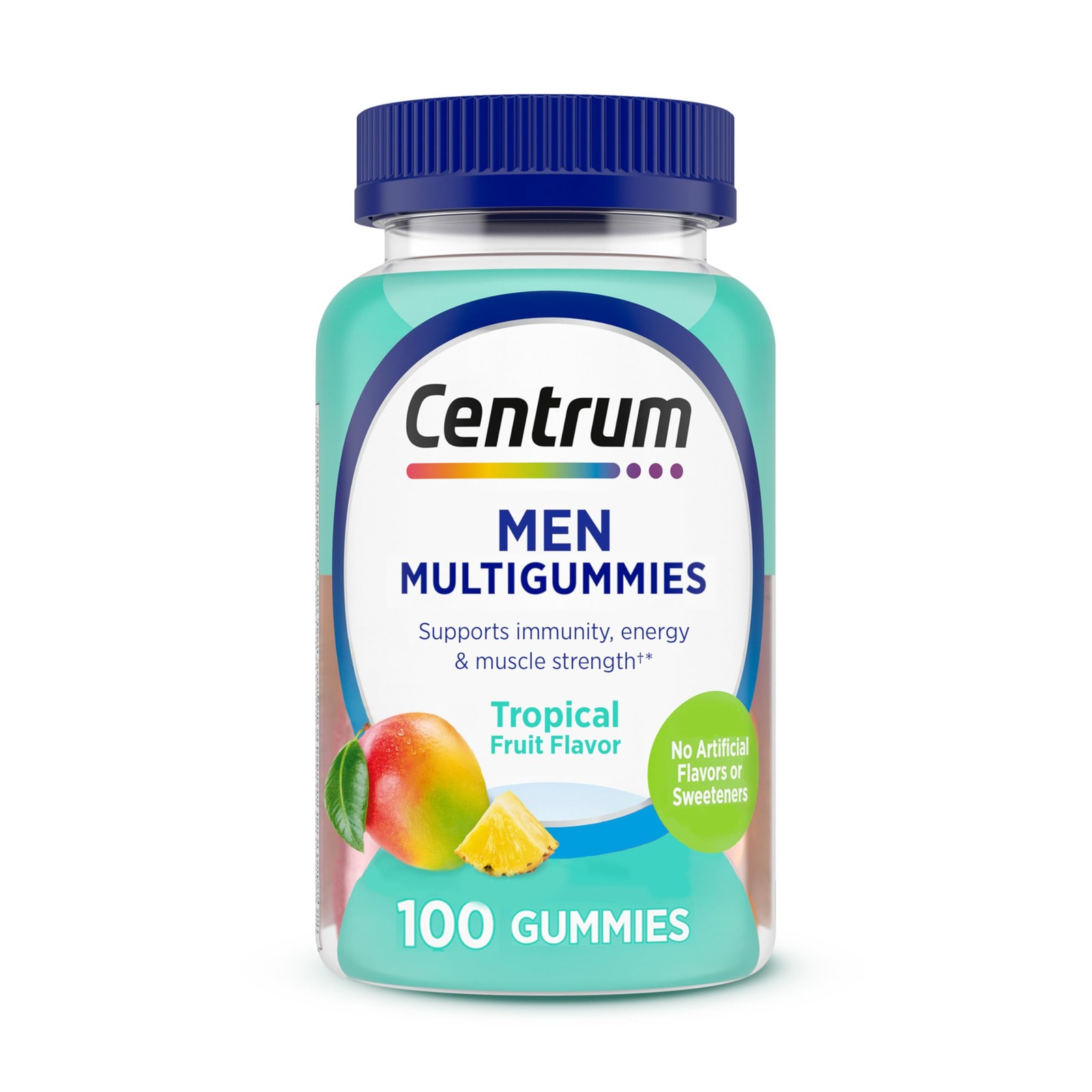 Centrum Men’s Multivitamin Gummies, Immune, Energy, 100 Count (Pack of 1)