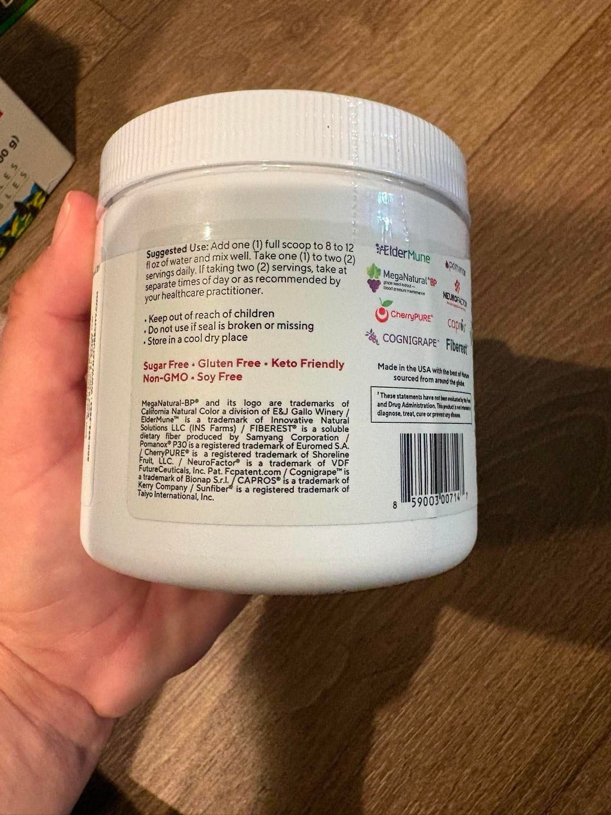 NatureCity True Berry 7 Super Fruits Blend Drink Mix Mind Heart Body 4.2 Oz New