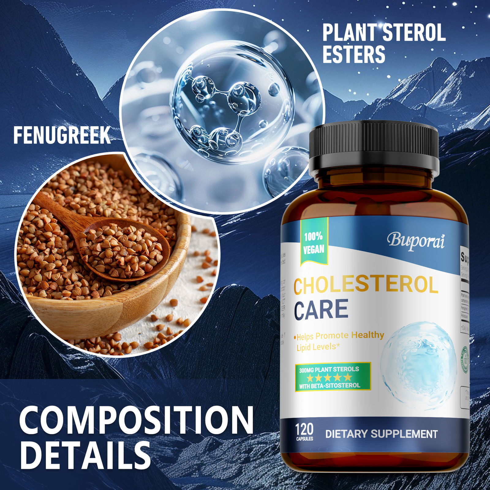 Cholesterol Care – Immune Health, Lower Cholesterol, Balance Lipid Levels