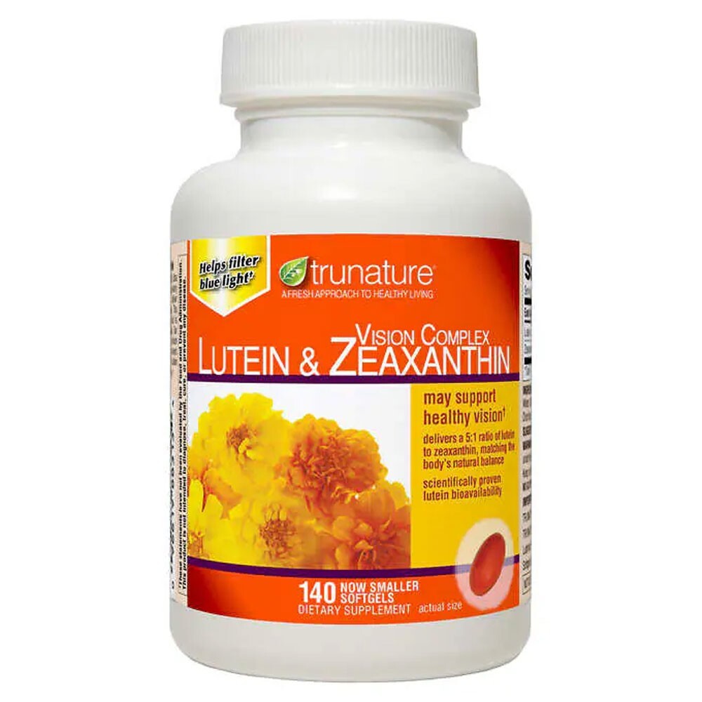 trunature Vision Complex Lutein & Zeaxanthin, 140 Softgels Exp: 05/2025