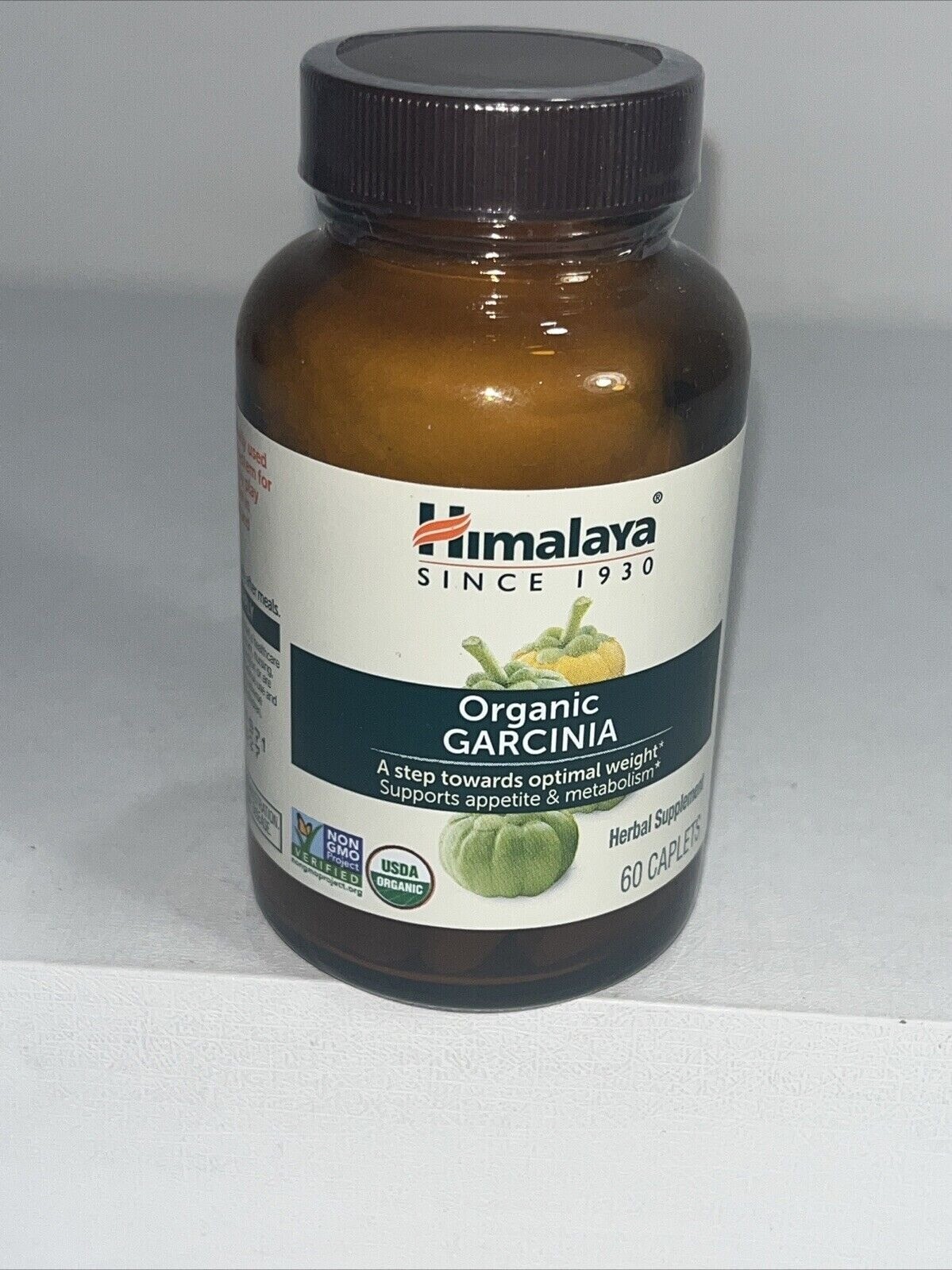 Organic Garcinia Herbal Supplement, 60 Caps, Sealed/ Exp 06/2027