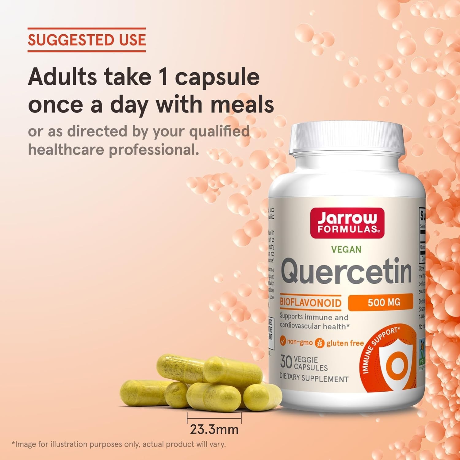 Jarrow Formulas Quercetin 500mg Capsules – 100 Capsules *EXP 07/2026*