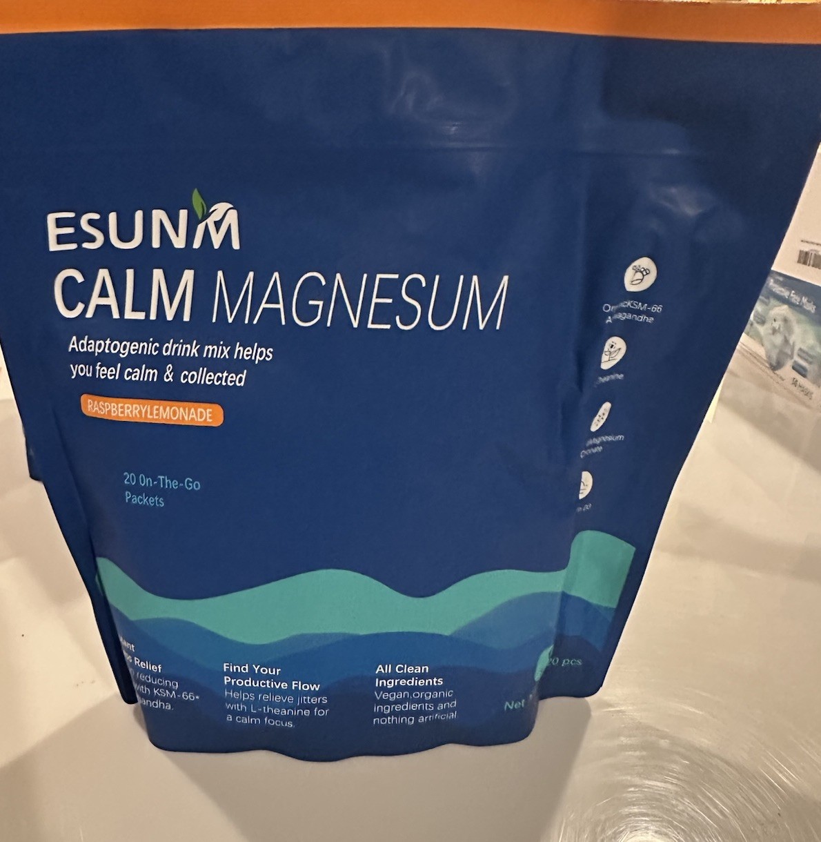 ESUNM Calm Magnesium On-the-Go Pouches