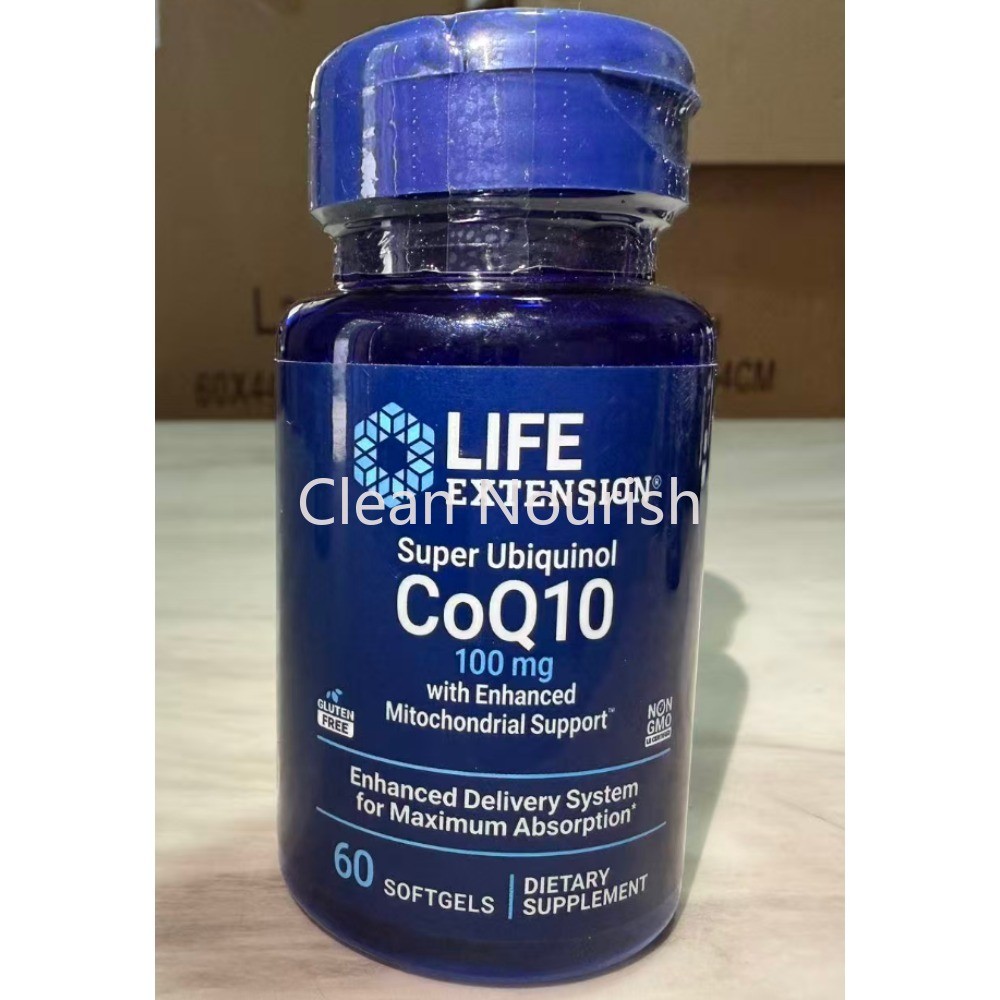 Life Extension Super-Absorbable CoQ10 100mg, Kaneka Ubiquinone d-Limonene 2 Pack