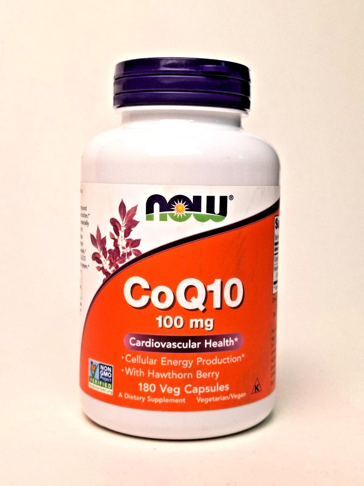 NOW Foods CoQ10 Vitamins 100 mg Cardiovascular Health 180 Caps NEW SEALED