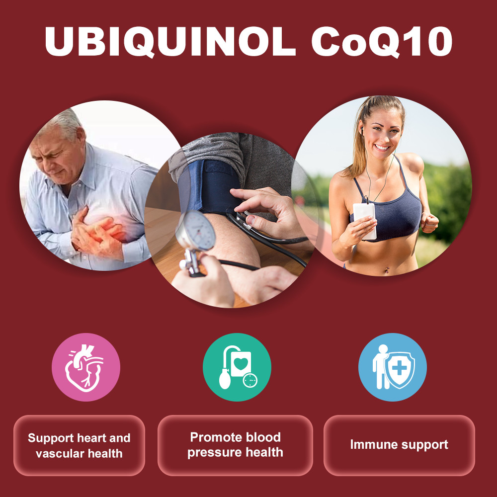 Ubiquinol CoQ10 100mg Softgels – 60 Capsules Dietary Supplement