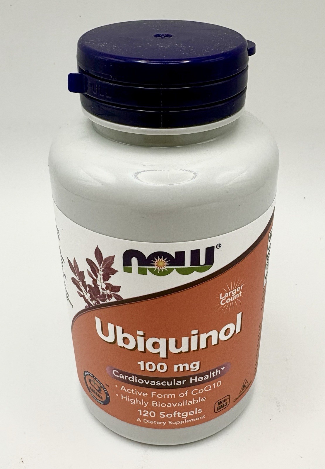NOW FOODS Ubiquinol 100 mg 120 Softgels Expires 4/2027