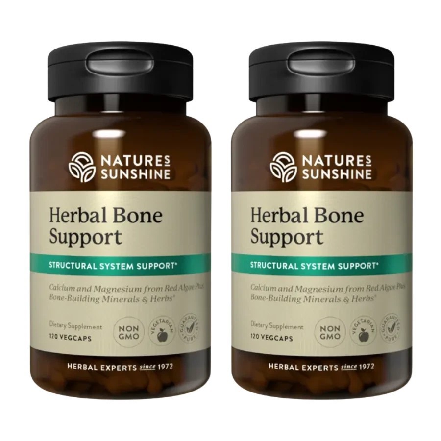 Nature’s Sunshine Herbal Bone Support 120 CT – (Pack of 2) – Exp 2028 NEW