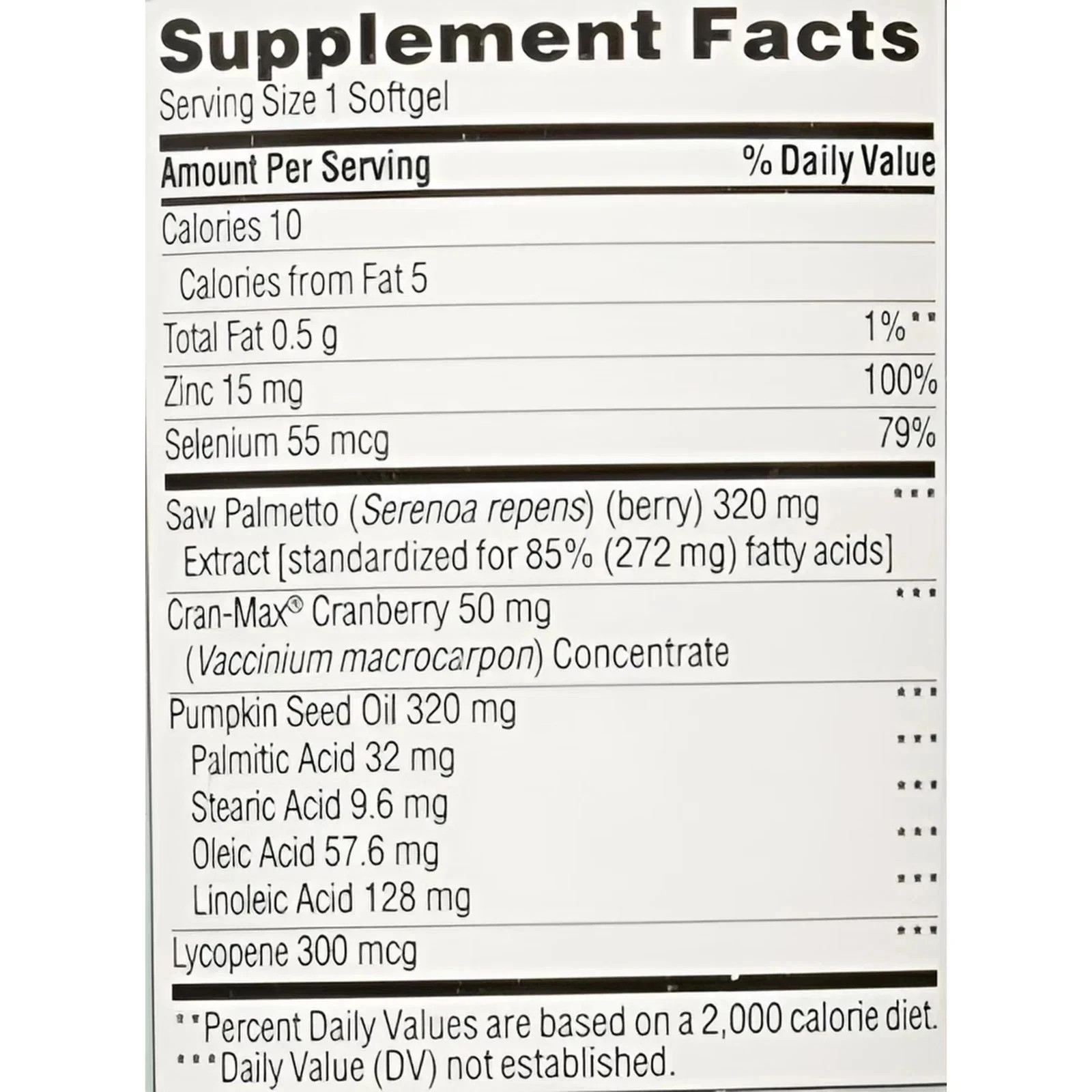 Genuine Trunature Prostate Plus Health Complex – 250 Softgels / Expiry 2028