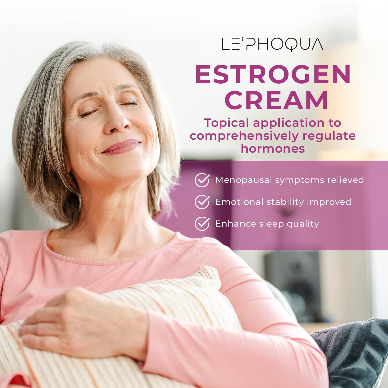 Estrogen Cream for Women Menopause Relief: Natural Bioidentical Estrogen Cream
