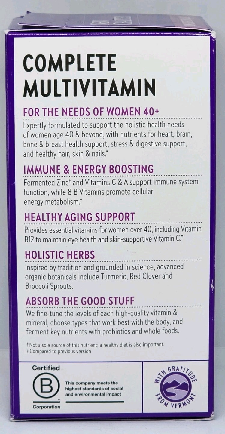 New Chapter One Daily Every Woman’s Multivitamin 40+ 96 Tablets New Exp. 04/2026